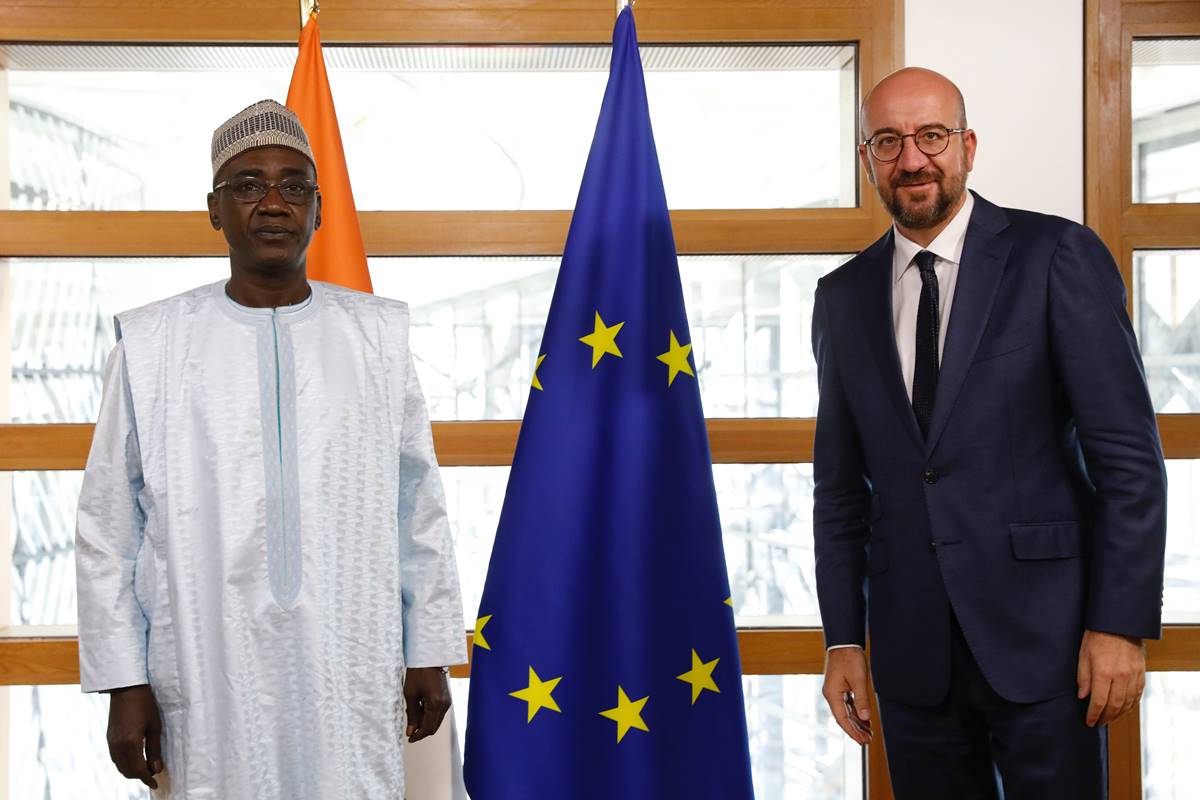Coopération Niger-Union Européenne : L’ambassadeur Idé Alhassane présente ses lettres de créance au président du Conseil Européen 